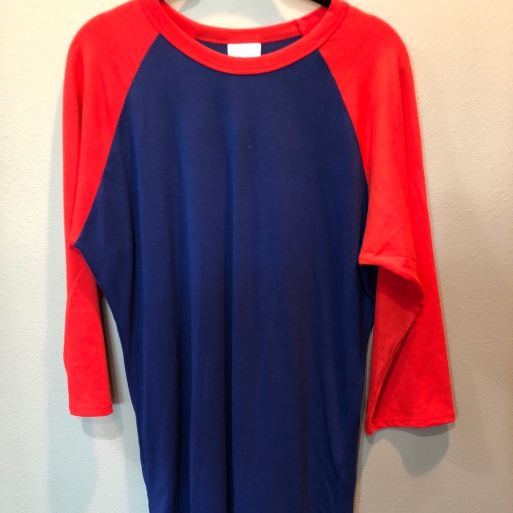 Lularoe red and blue Randy L